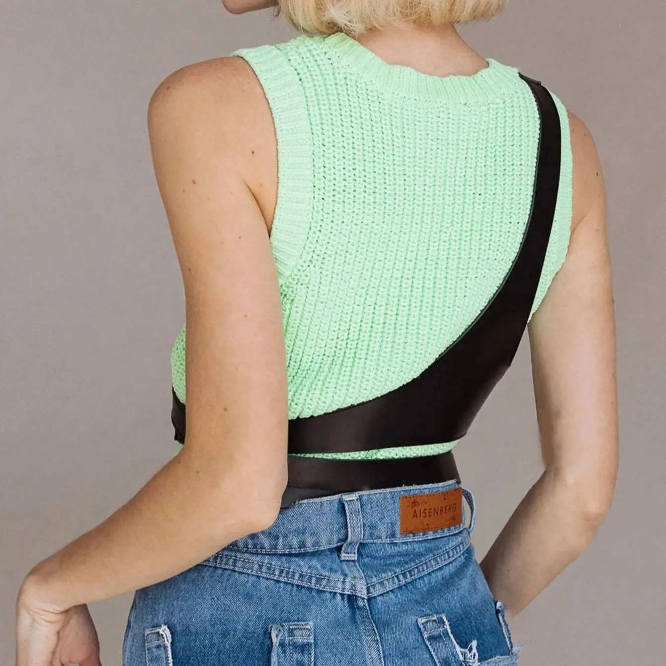 Сексуальные черные ремни из искусственной кожи модные для тела женское белье в