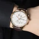 2022 Quartz Chronograph Watch Men Top Brand Luxury Big Dial Leather Male Wristwatch Casual Belushi Luminous Business Men Watches Other Image