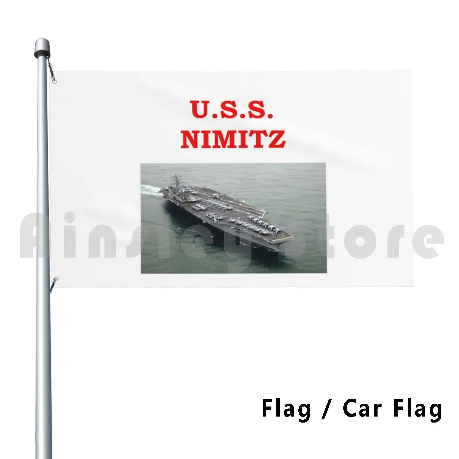 США. Декоративный Автомобильный флаг Nimitz для улицы джимбуфа США ВМС военный