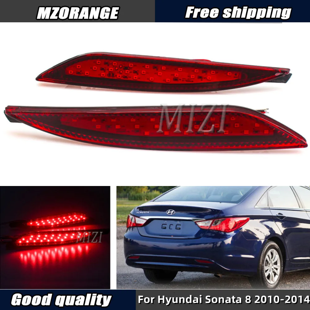 

2 шт., светодиодный ные фсветильник Ри для заднего бампера Hyundai Sonata 8 2010 2011- 2014