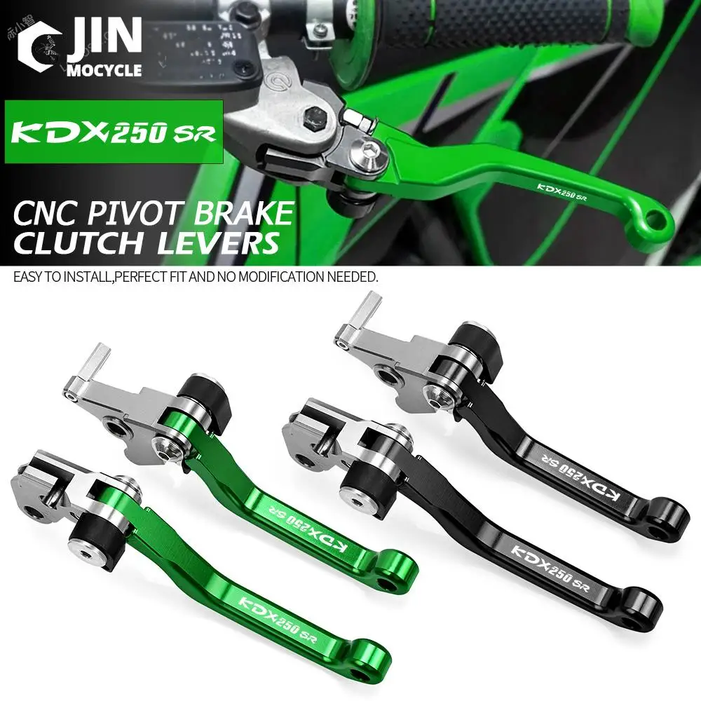 

CNC handbrake Motorcycle DirtBike Motocross dirt bike Pivot Brake Clutch Levers FOR Kawasaki KDX250SR KDX 250SR 1992 1993 1994