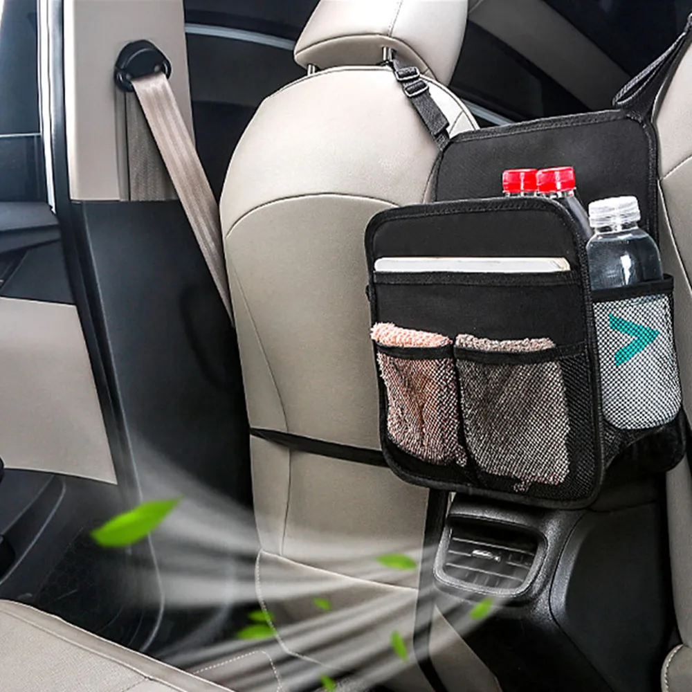 Storage Bag For Car Rear Seat Back Hanging Pocket Trunk Bag Organizer Auto Stowing Tidying Interior Accessories For Tesla Golf