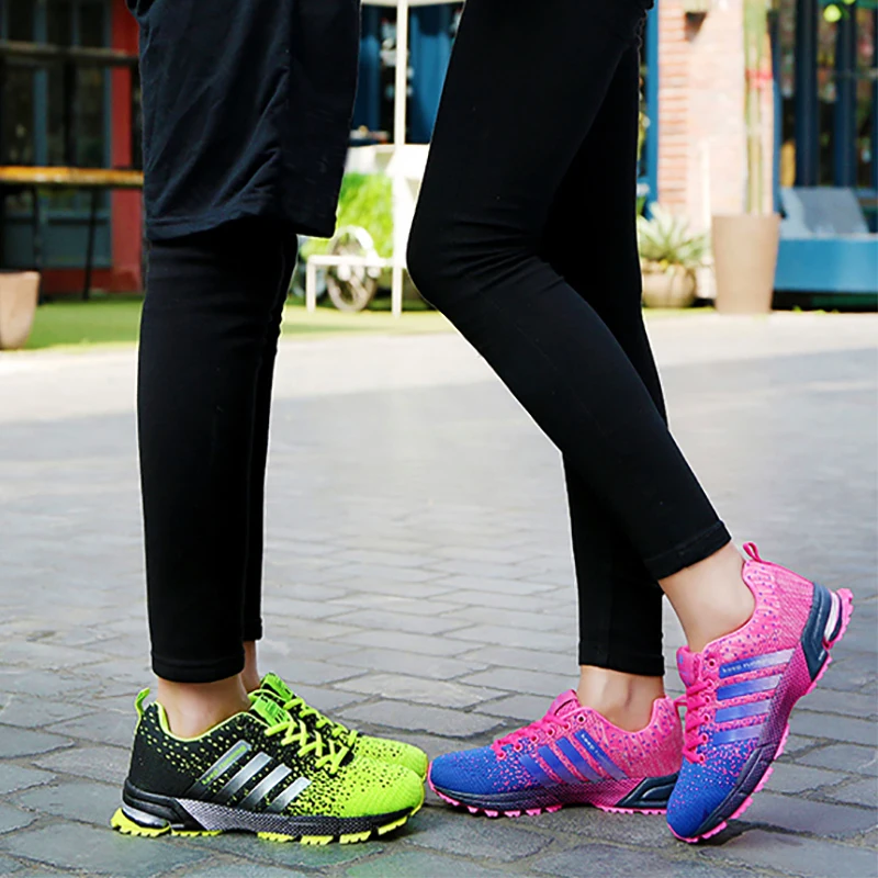 Breathable Running Shoes Men New 2022 Summer Ultra-light Tennis Sport Shoes for Women Casual Walking Race Big Size Free Shipping