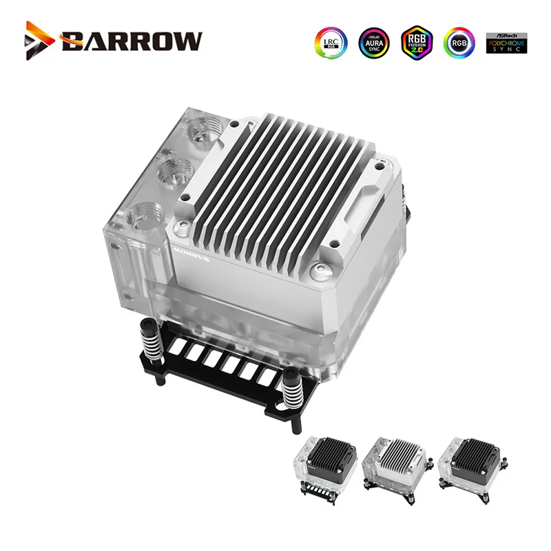 

Barrow CPU комплект водяного охлаждения встроенный резервуар 17 Вт PWM насос для Intel LGA1700,1200,115X,AMD AM3 AM4,LTPRK-04I/LTPRKA-04