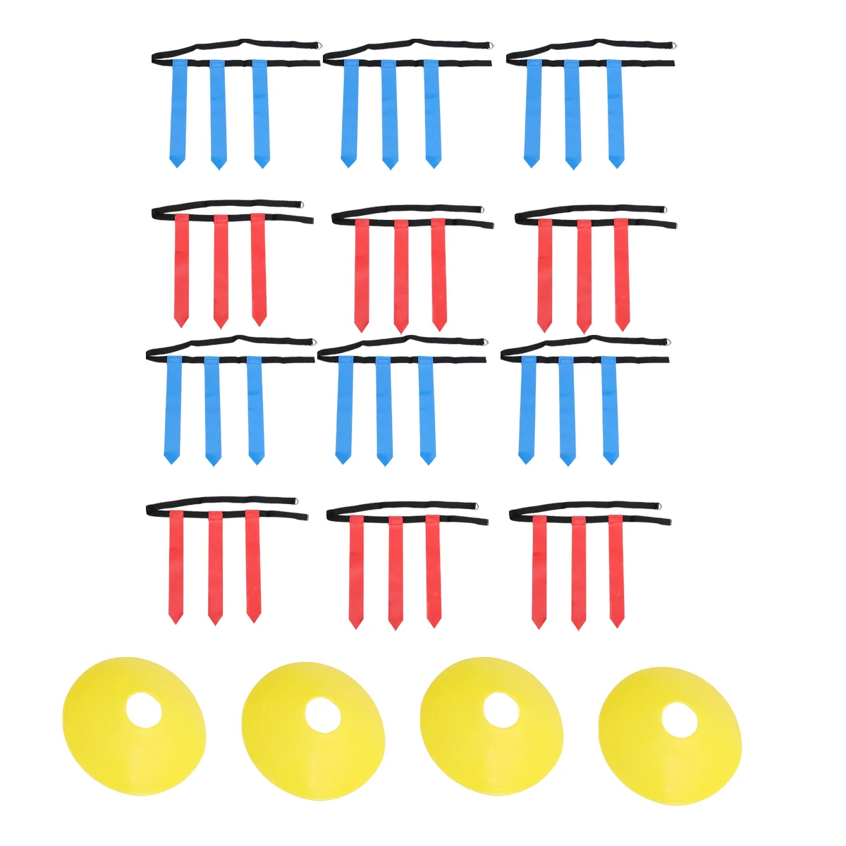 

16 Pcs Waist Band Flag Football Flags Youth Football Girdle Flag Football Belts American Football Flags Flag Football Sports