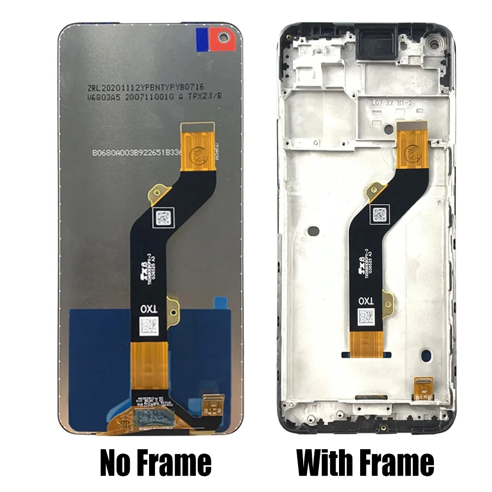 Фото Высококачественный дисплейный модуль с сенсорным экраном для Tecno Spark 6 KE7, Tecno Camon 16, Tecno Pova CE7, KE7, LD7, SC №4