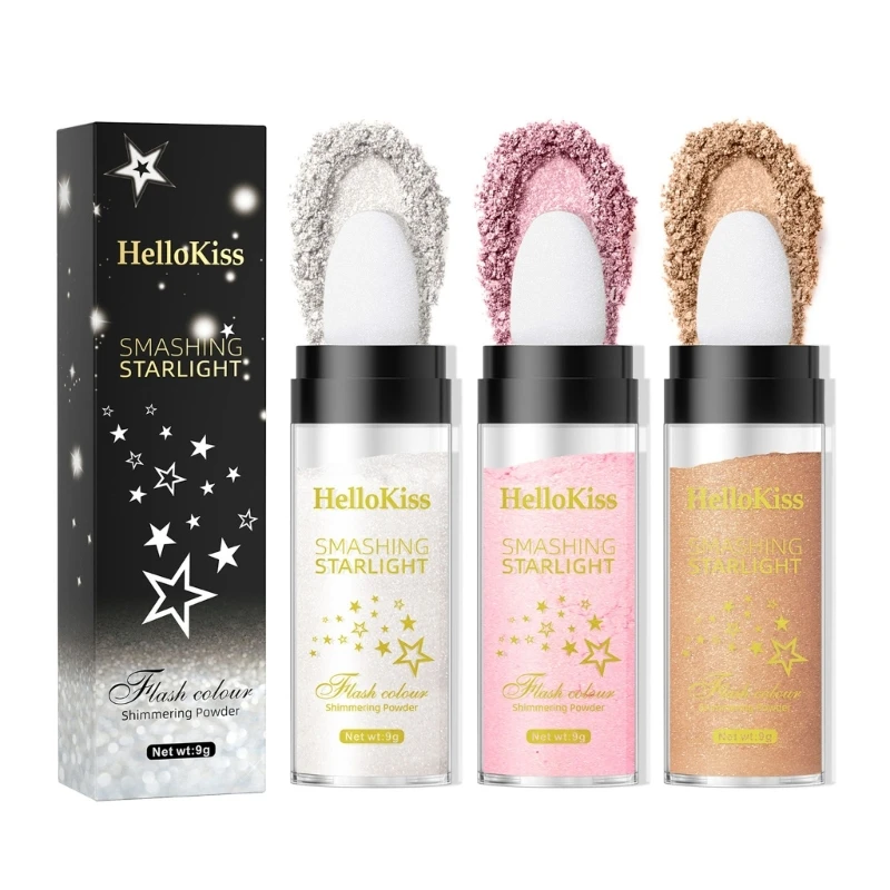 

Пудра-хайлайтер, сияющий Хайлайтер для тела, макияж, осветляет макияж