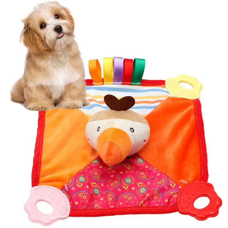 Dog Squeaky Toy Cartoon Bee Bird Dog Chew Toy Puppy Teething Toy For Biting Interactive Chew Toy Pet Training Dog Accessories