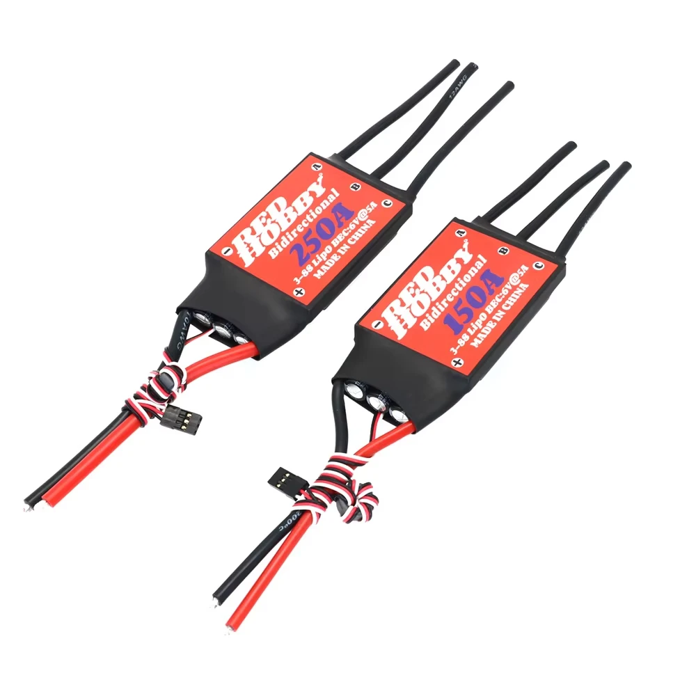 RedHobby ESC двунаправленный 250A 150A бесщеточный ESC для дистанционного управления корабль пневматический подводный пропеллер радиоуправляемый самолет вертолет (art.: 3920d49ece8f5) - 3920d49ece8f5