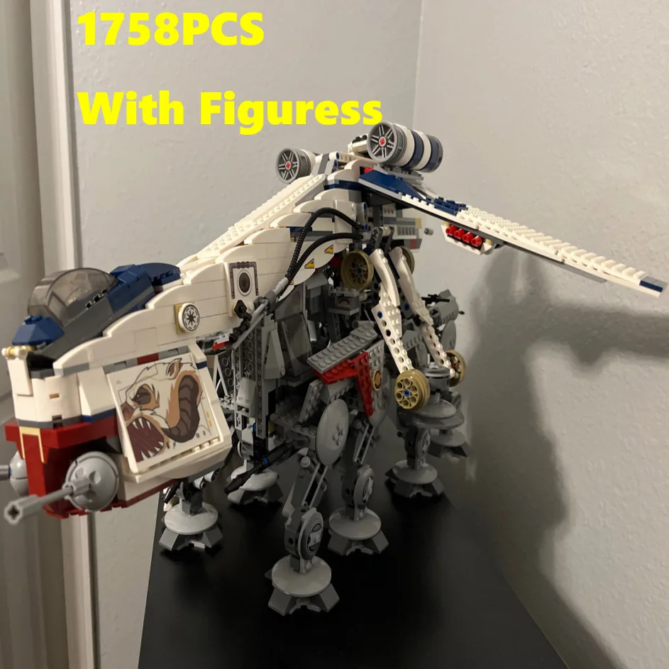 Конструктор Republic Dropship With AT-OT Walker 1758 деталей