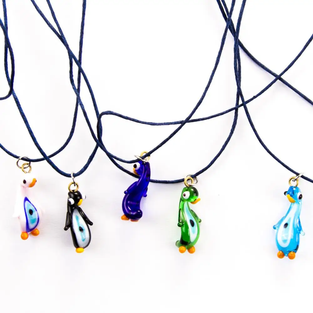 

Duck Glass necklace