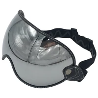 bullbiker motorcycle helmet bubble visor lens windproof goggles fit for hompson moto3 bell royal shoei p zero retro helmet