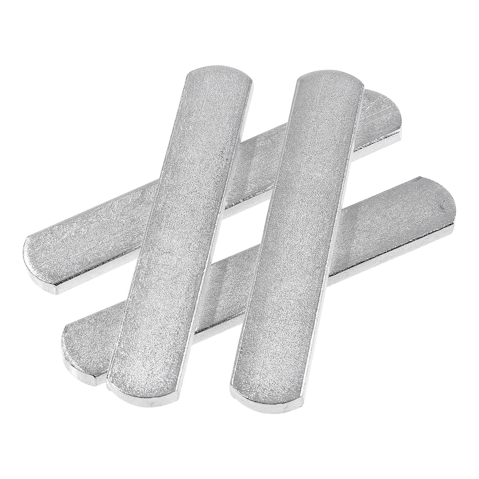 

BESPORTBLE 4 Pcs Steel Plates for Weighted Vest Rounded Anti-rust Stainless Steel Plates for Weighted Leg Arm Strap for Fitness