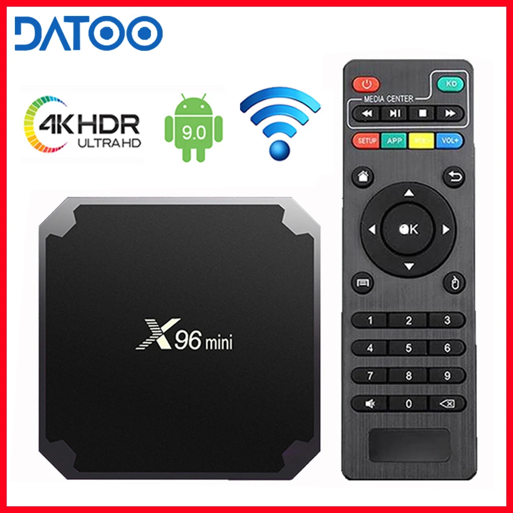 

X96 mini Smart TV Box Android 9.0 Amlogic S905W Quad Core 2GB 16GB 2.4G 4k WiFi 1080P Media player Google iptv box Set Top Box