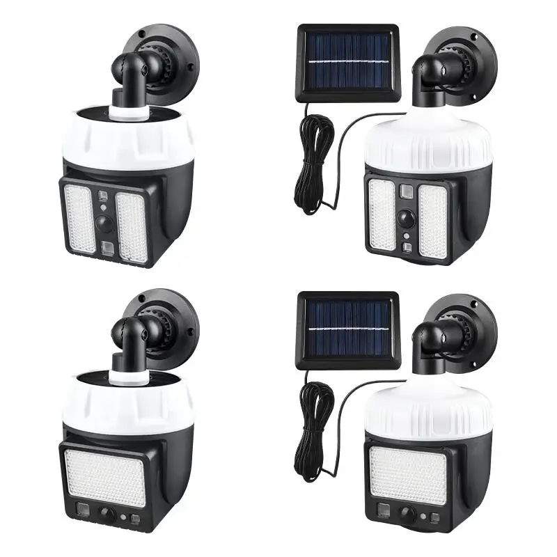 

Фонари с солнечной батареей для использования вне помещения, встроенный пик датчик движения, настенная белая лампа, Фальшивая камера наблюдения за солнечной батареей, искусственная фотокамера