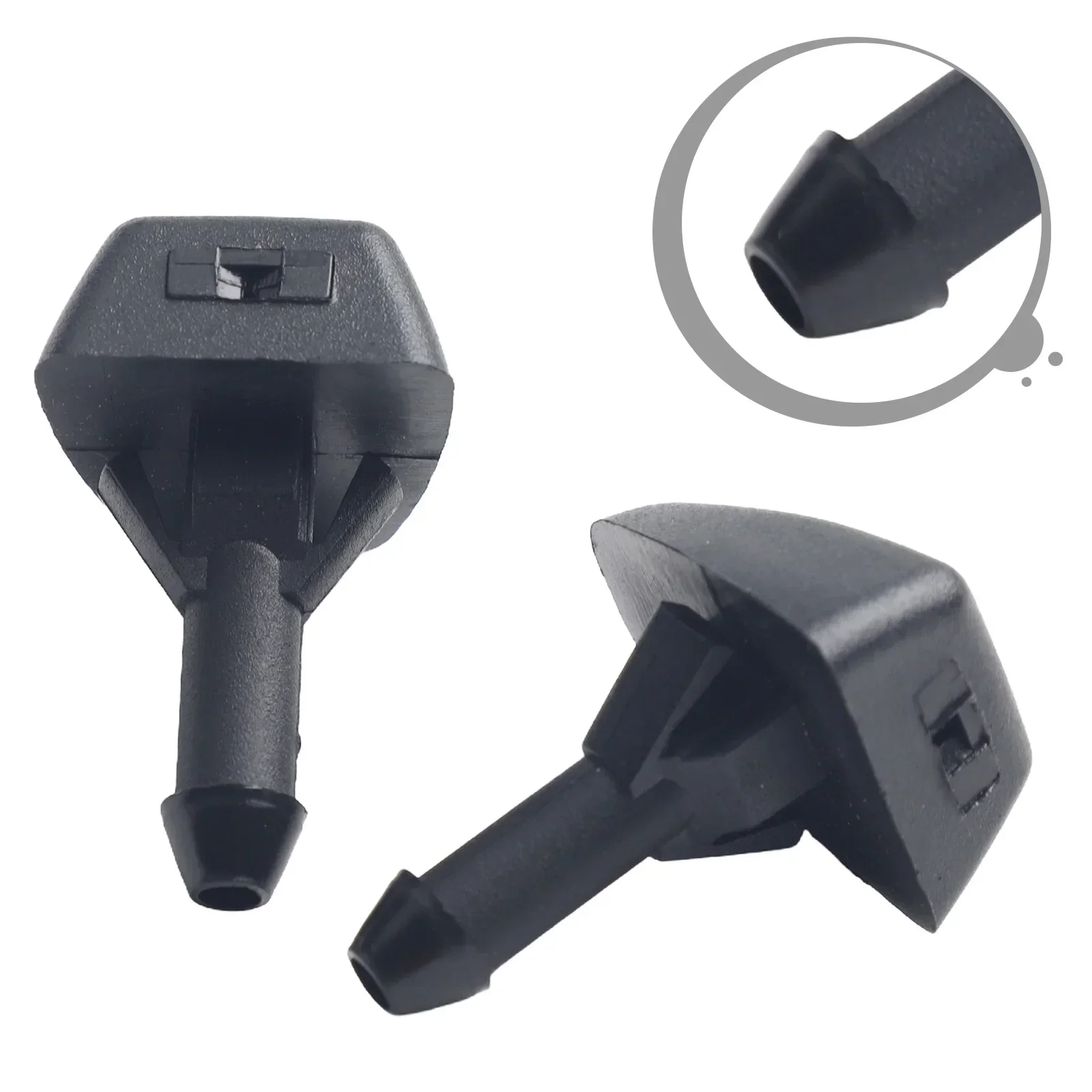 Сопло стеклоочистителя автозапчастей 12В 30655605 ABS черный пылезащитный сменный