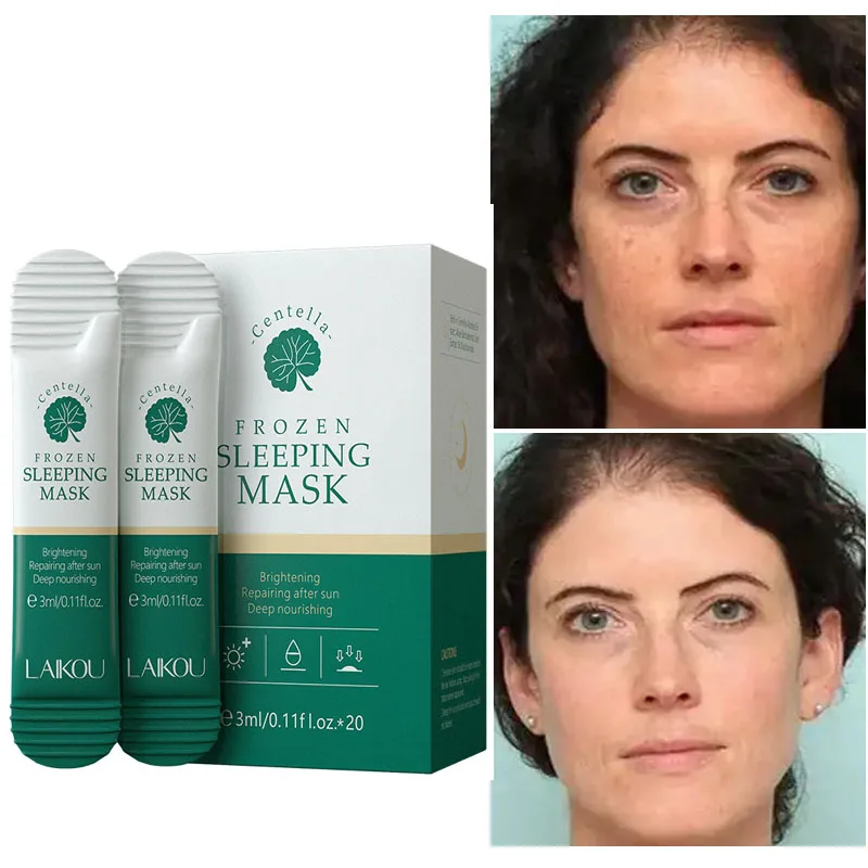 

20PCS Repair Sleeping Mask Brighten Firming Lifting Moisturizing Whitening Fade Fine Lines Nourish Sooth Soft Skin Care Products