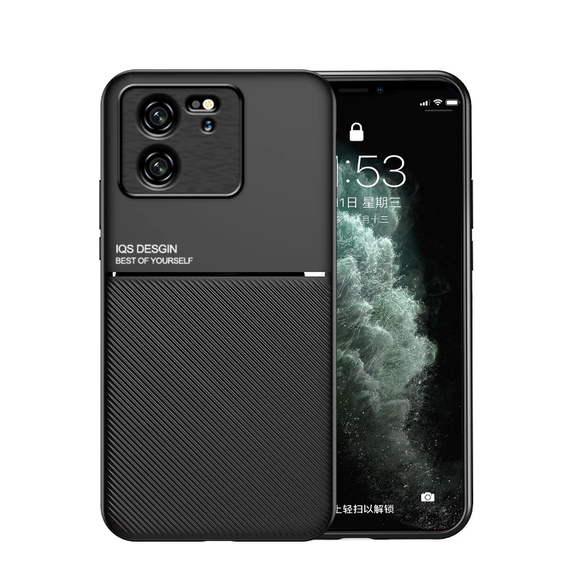 Фото Чехол для телефона Redmi K60 Ultra, ультратонкий кожаный чехол с магнитной текстурой Xiaomi K60 K60E/Redmi K40 K50 K50 Ultra K40 Pro Portada №5