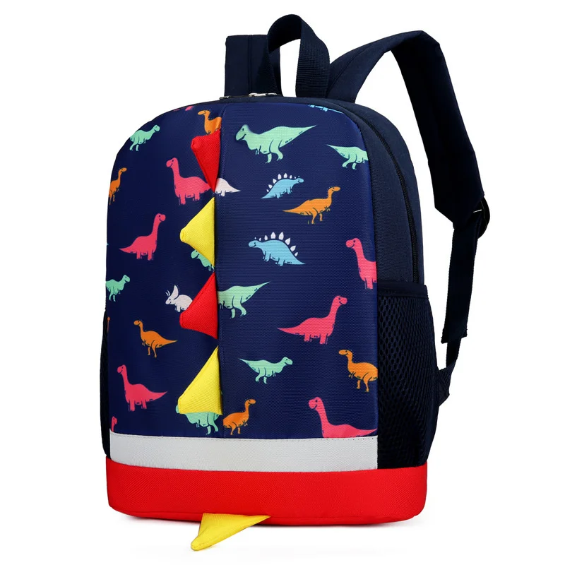 Детские рюкзаки, школьная сумка с принтом динозавр, рюкзак для мальчиков и девочек, милый мультяшный Школьный рюкзак, нейлоновый рюкзак, Дет...