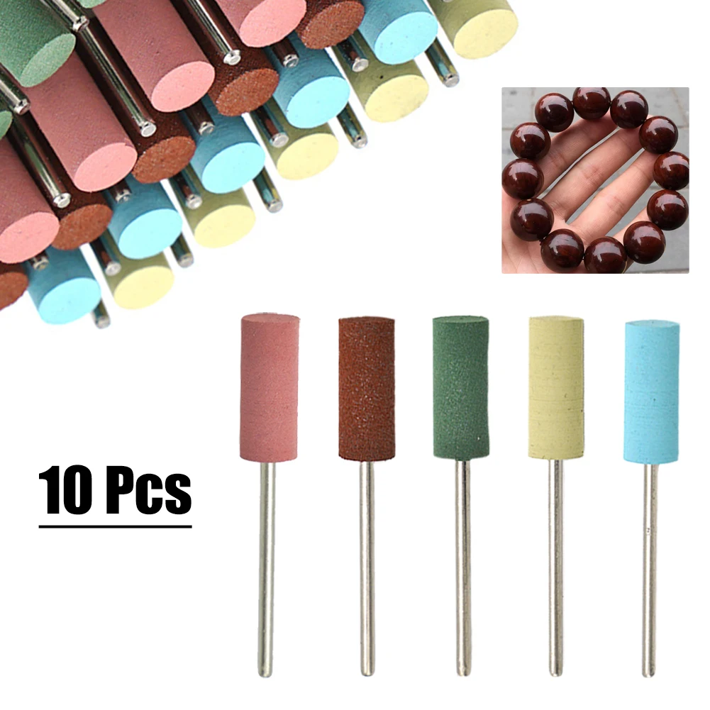

2.35×8 Polishing Head Wheel Head Polishing Grinding Head Electric Drill Bit Wheel For Dremel Rotary Accessories Power Wood Tools