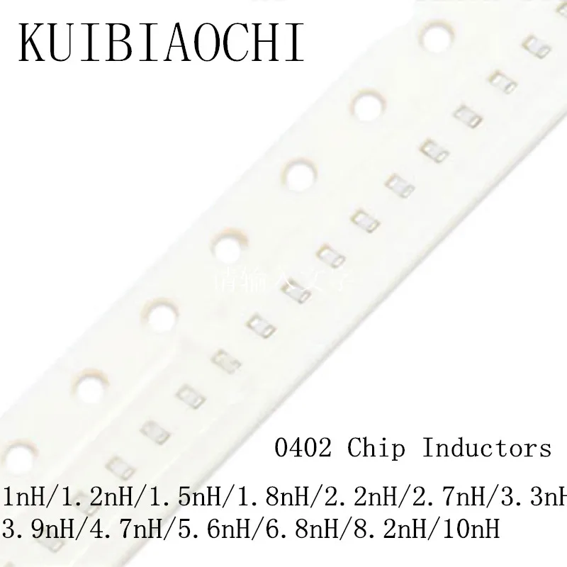 100 шт./лот высокочастотный чип-индуктор 1005 0402 1nH 1 2nH 5nH 8nH 2 7nH 3 3nH 9nH 4 5 6nH 6 8 10nH