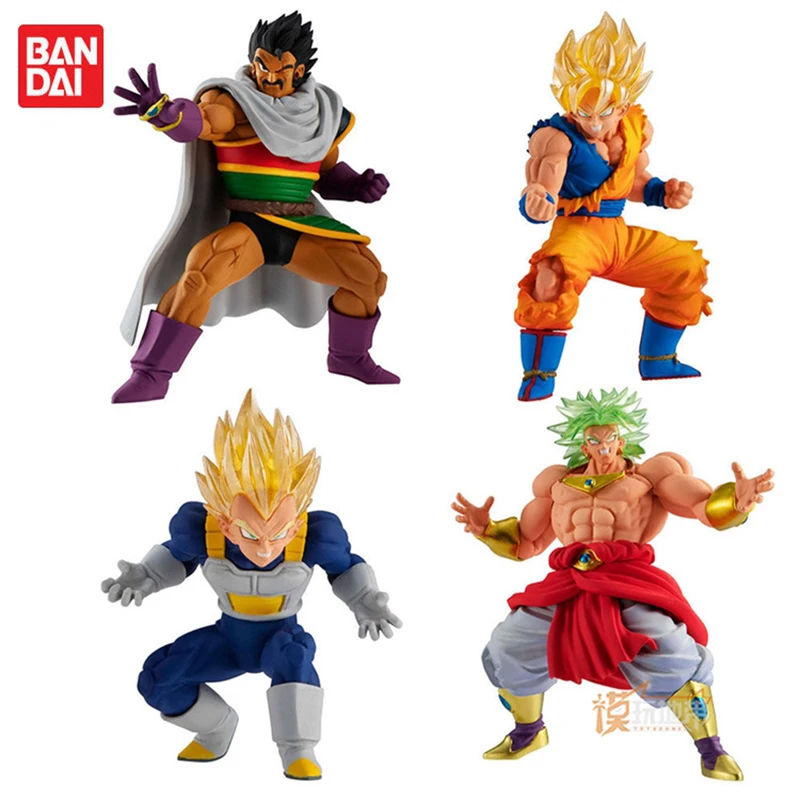 

Оригинальная игрушка Gacha Bandai Super Fighting Dragon Ball Z 09 HG Series Vegeta Goku Broly ПВХ Коллекционная модель игрушка подарок на день рождения для детей