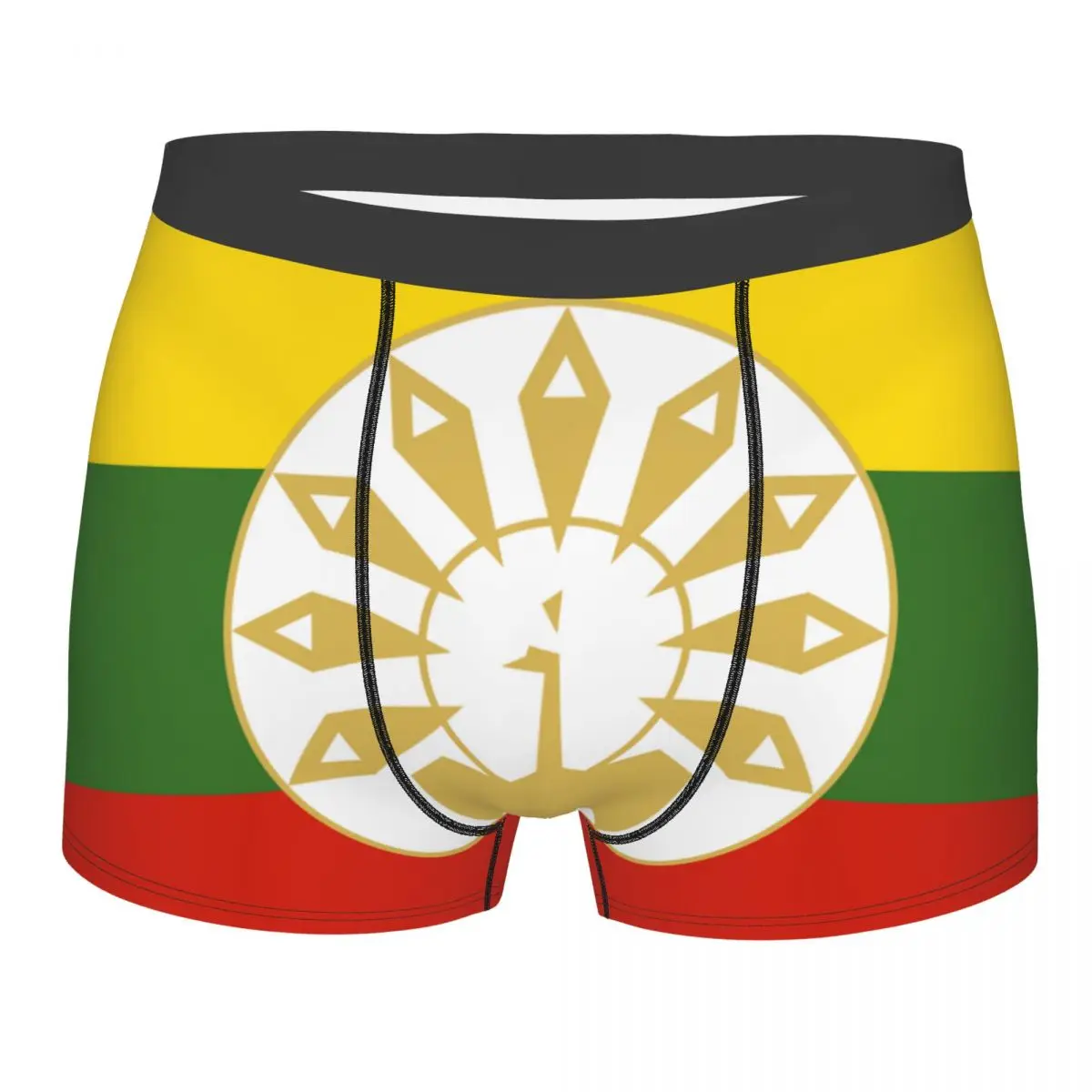 

Boxer Men Shorts Underwear Male Flag Of The State Of Burma Boxershorts Panties Underpants Man Sexy