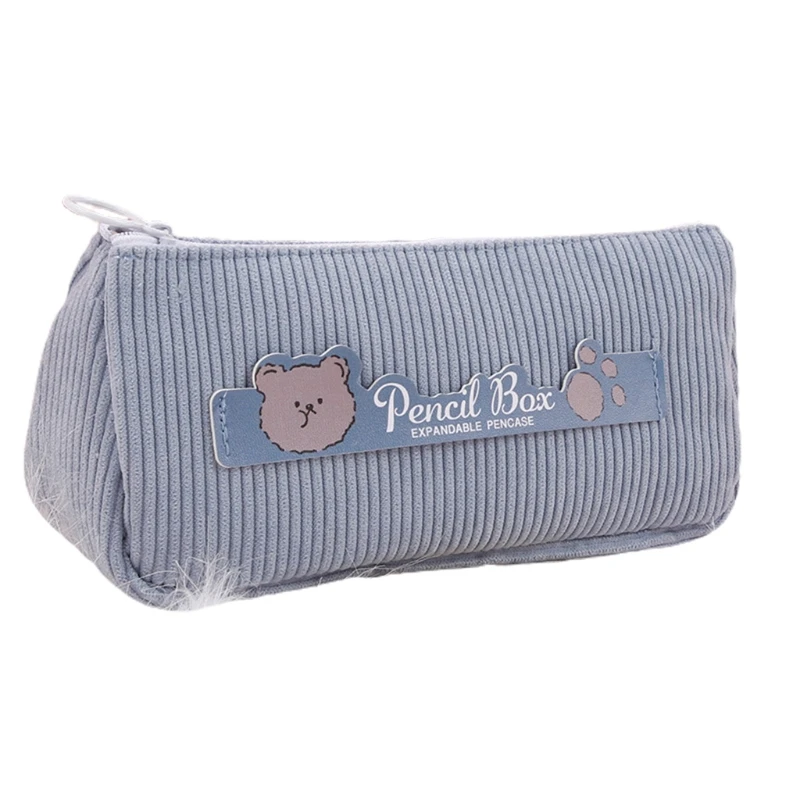 

Multifunctional Makeup Pouch Pencil Bag with Zipper School Staionery Storage Bag Washable Reusbale for Women Girl Women