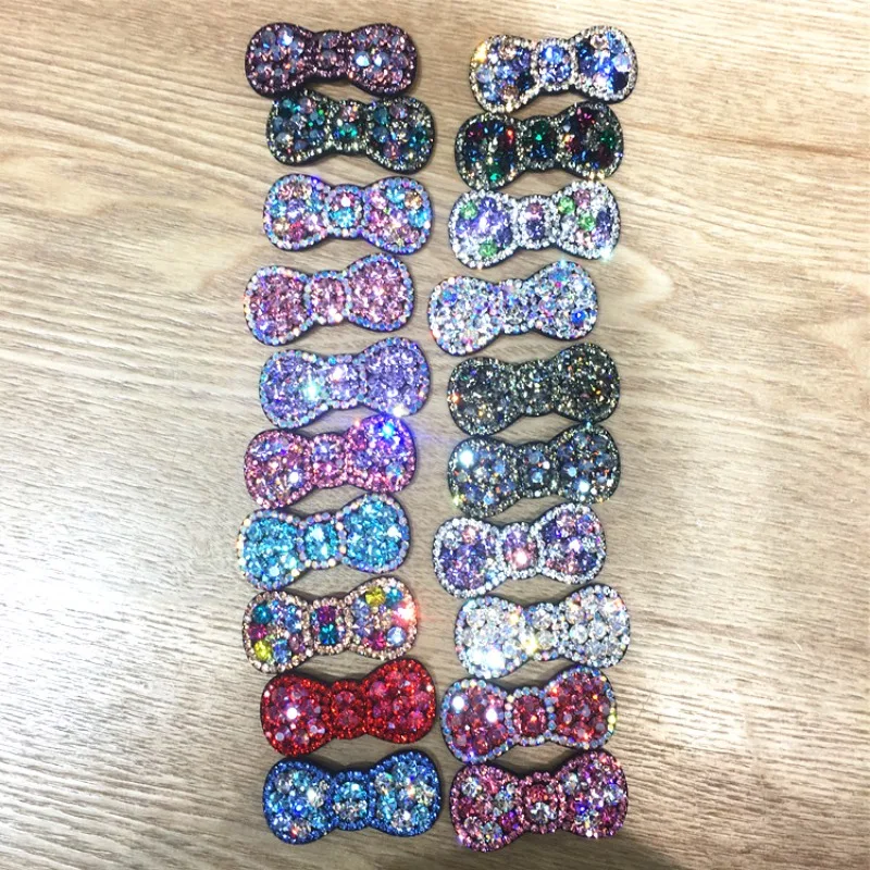 Милый галстук-бабочка с бриллиантами заколка для волос BB новое студенческое