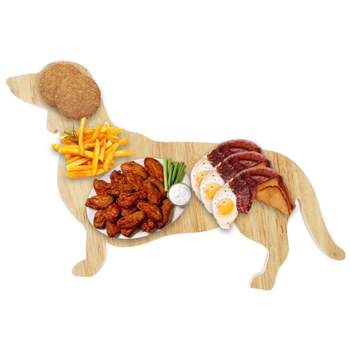 

L доска для напитков, деревянная обеденная тарелка, сервировочный поднос в форме милой собаки, забавная доска для колбасы, разделочная доска для сыра, Сервировочная еда