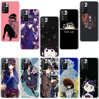 anime komi shouko cant communicate phone case for xiaomi redmi note 10 11 pro max 4g 5g 9t 9s 8t 10s 11t 11s 11e 9 8 7 6 5 5a co