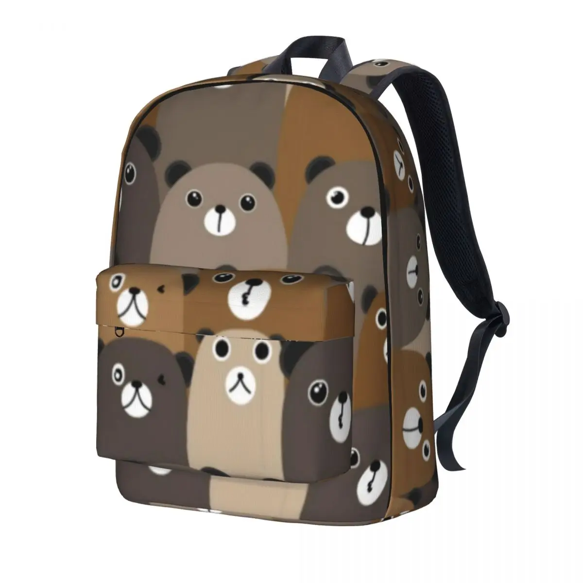 

Милый рюкзак с животным медведем, красочные Мультяшные медведи, рюкзаки в уличном стиле, милые школьные ранцы для студентов, дизайнерский м...