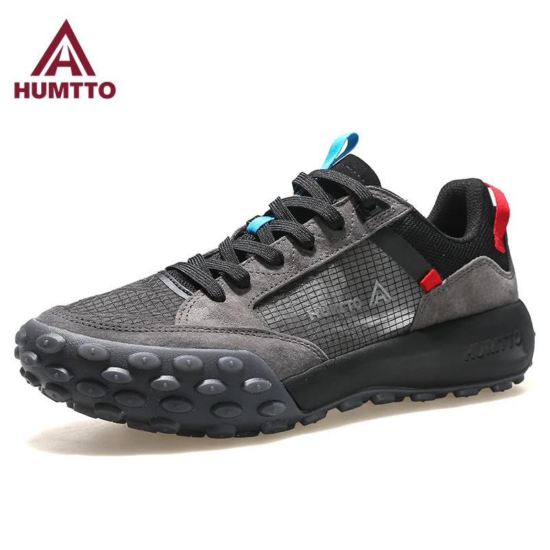 HUMTTO Breathable Running Shoes Designer Sneakers for Men Luxury Mens Sport Gym Jogging Casual Trail Shoes Tenis Trainers Man