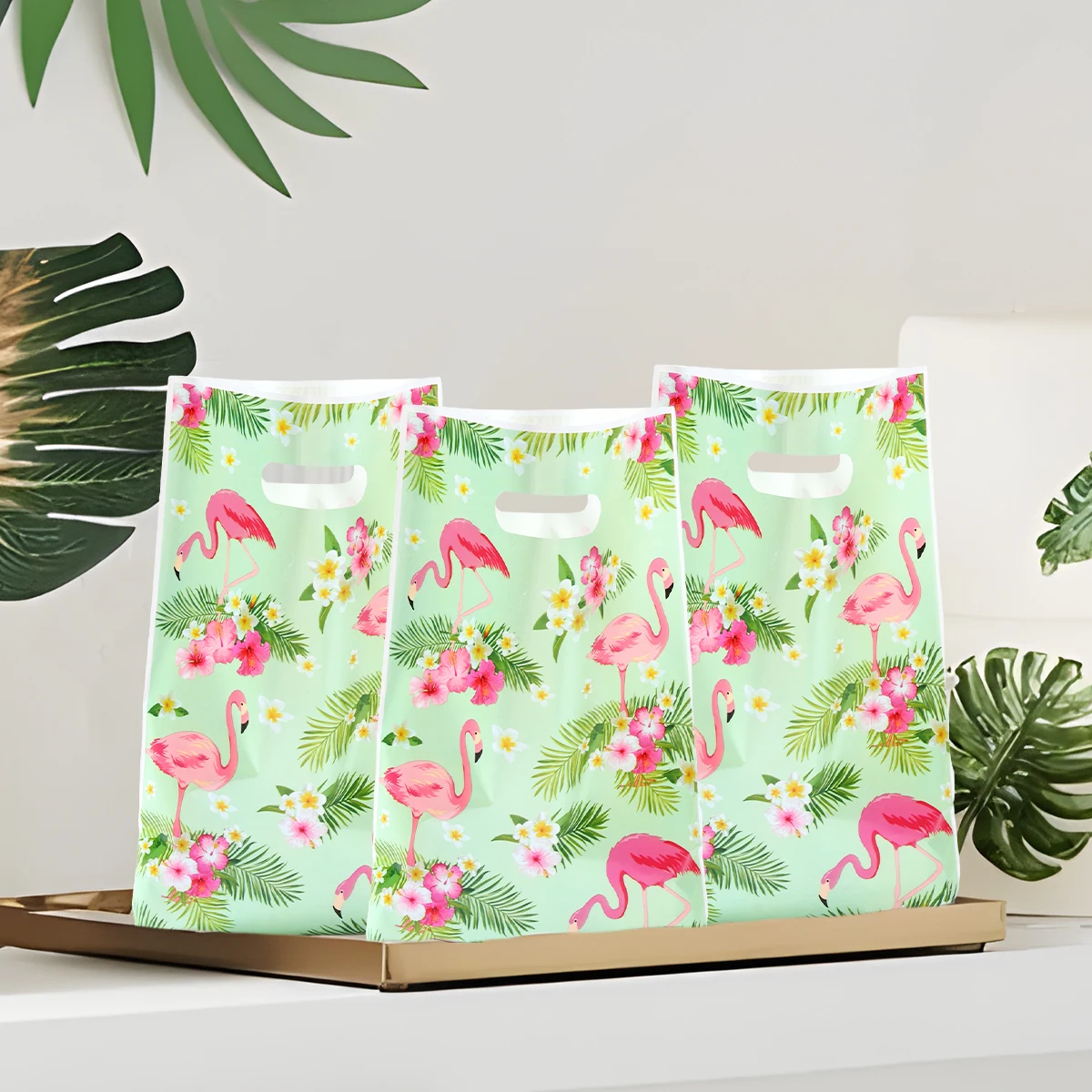Гавайский фламинго удобный Подарочный пакет летние пляжные украшения для дня