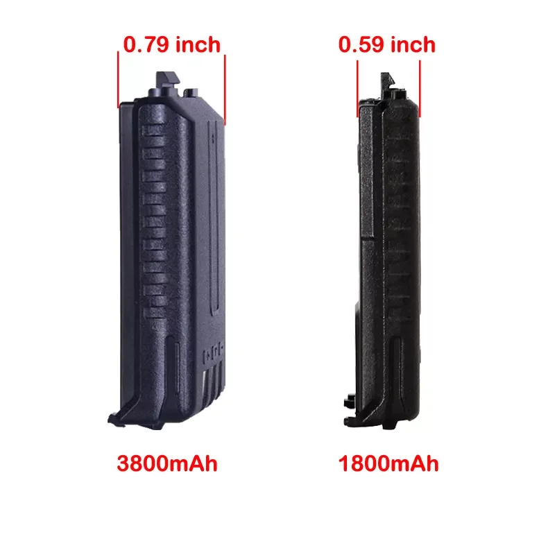 

2023New New 3800mAh 1800mAh Battery For Two Way Radio Walkie Talkie Accessories UV 5R Battery For UV-5RA UV-5RE