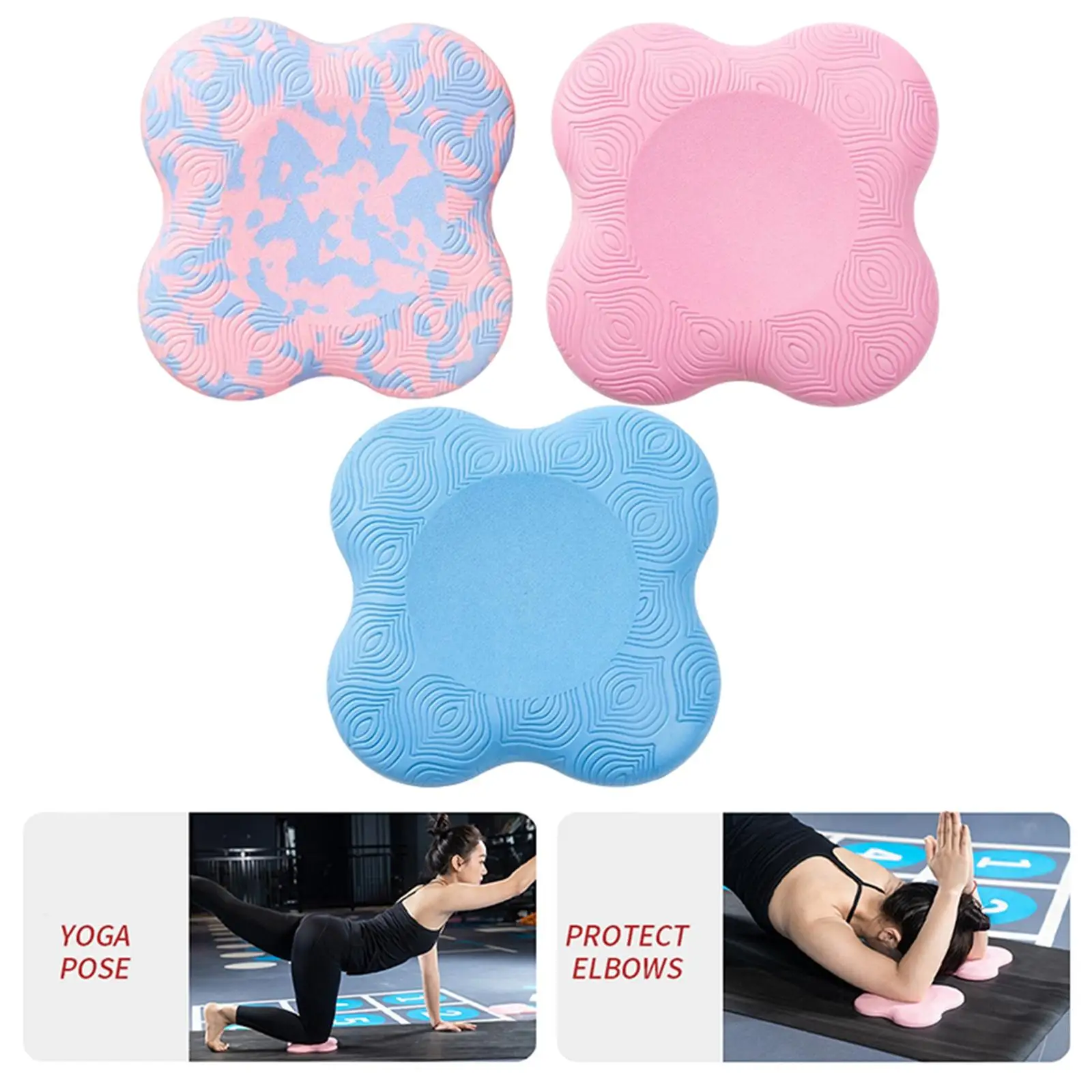 Йога Поддержка коленей Пена Противоскользящий Очень толстый наколенник для