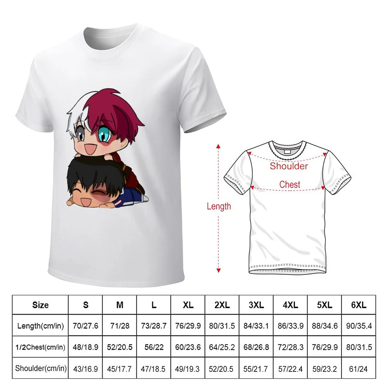 Мужская футболка Zuko and todoroki