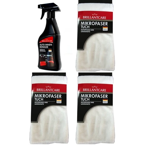 

BrillantCare 3 PCS Velvet Car Inside Cleaning Cloth Cleaning Spray HEDİYELİ 428114