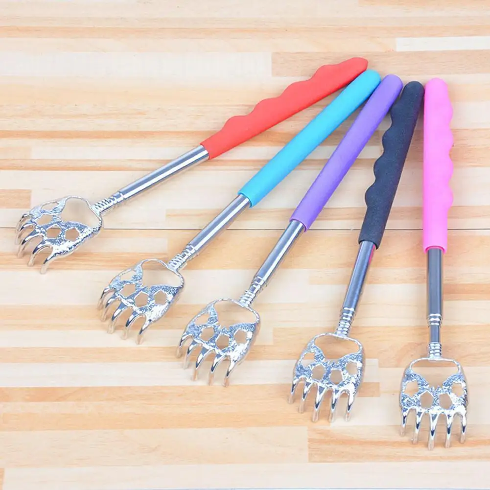

1pc Back Scratcher Telescopic Scratching Backscratcher Shape Back Massager Stretching Claw Scratcher Retractable Bear Tickl C8p9