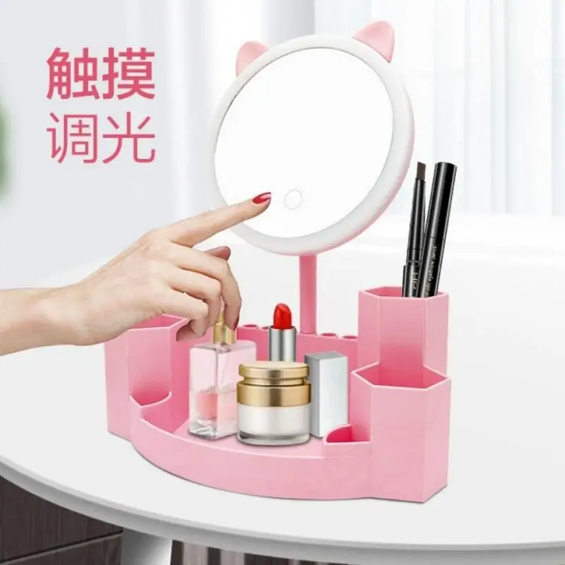 Настольное зеркало для туалетного столика Hello Kitty со светодиодной подсветкой