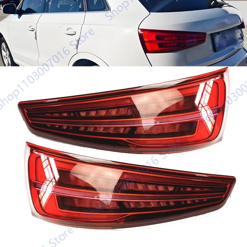 Задний фонарь заднего бампера автомобиля для Audi Q3 2016-2019 светодиодный указатель
