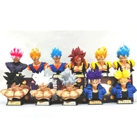 new stock anime dragon ball goujita vegeta goku trunks super four hand made model decoration statue bust gift