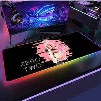 large xxl mouse pad rgb zero two computer gamer gaming mousepad led backlight mouse pad rubber carpet keyboard desk play mats