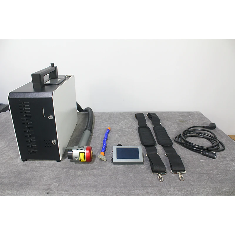 Ручной рюкзак с сертификацией Ce 100 Вт 200 300 500 машина для очистки Волоконным