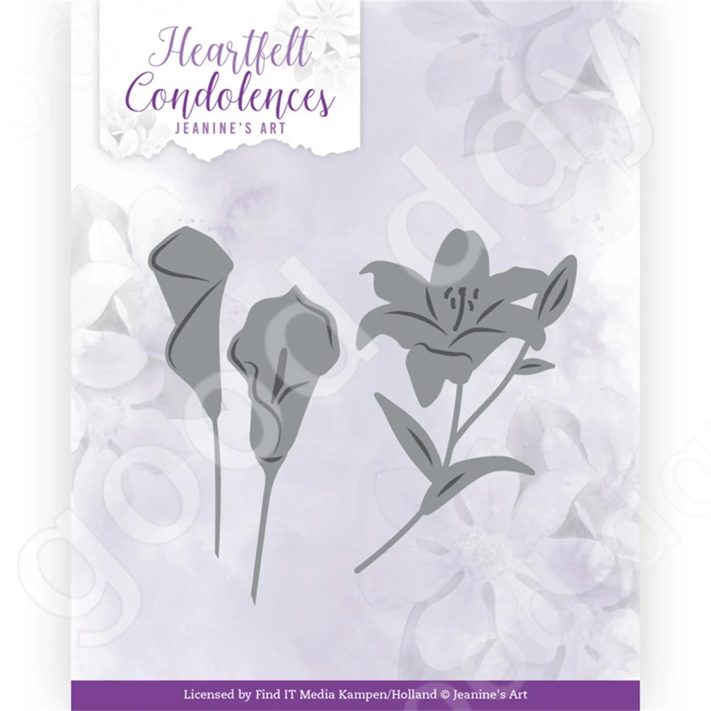 

New 2022 Arrival hot sale Lily Cutting Dies Scrapbook Diary Decoration Embossing Template diy Greeting Card Handmade