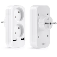 usb eu plug electrical power socket outlet double socket with dual usb multiple 5v 2a output wall plug adapter free shipping