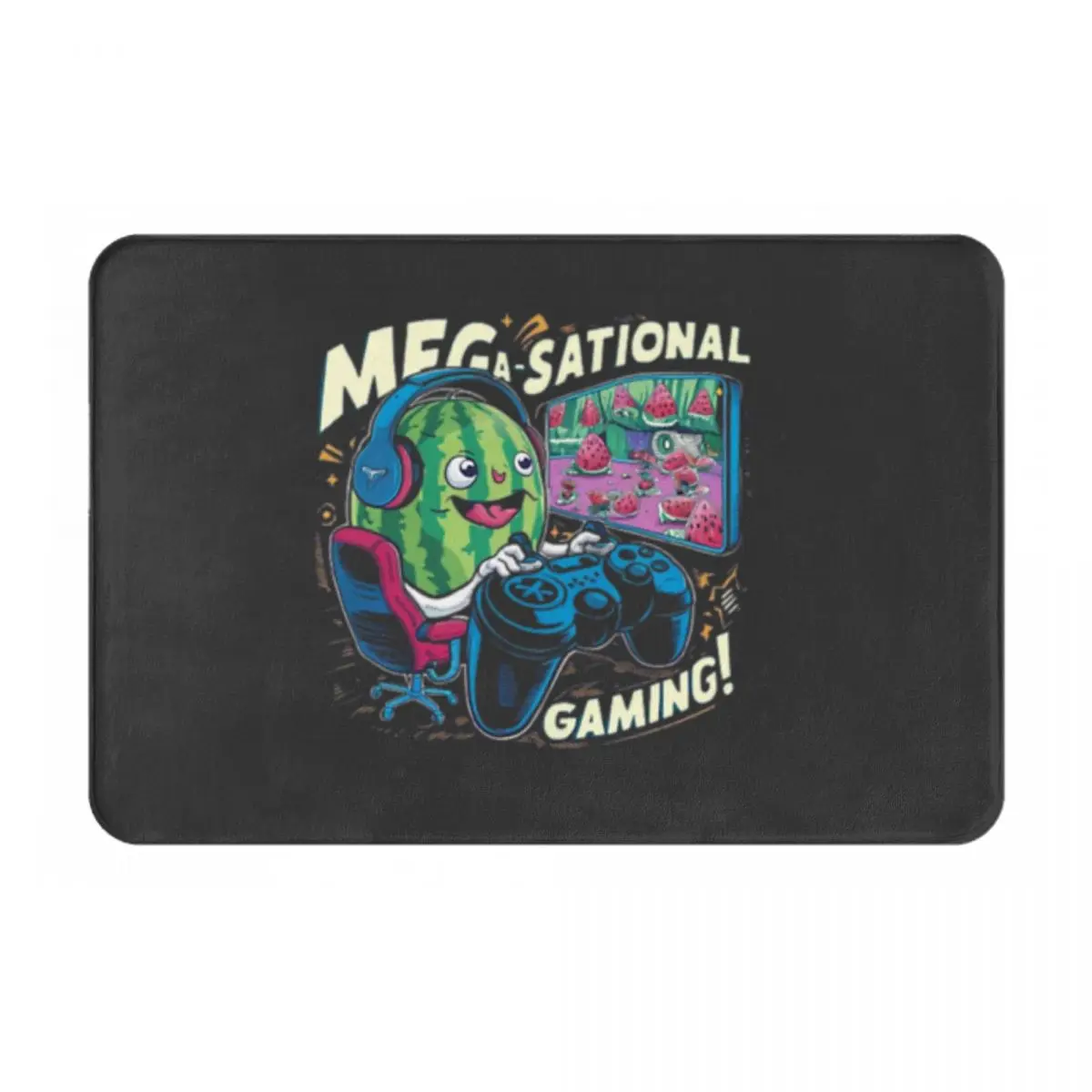 Фото Коврик для пола Nostalgic Nook Mega Sational, коврик для входной двери в студию или квартиру, персонализированный коврик с индивидуальной печатью №1