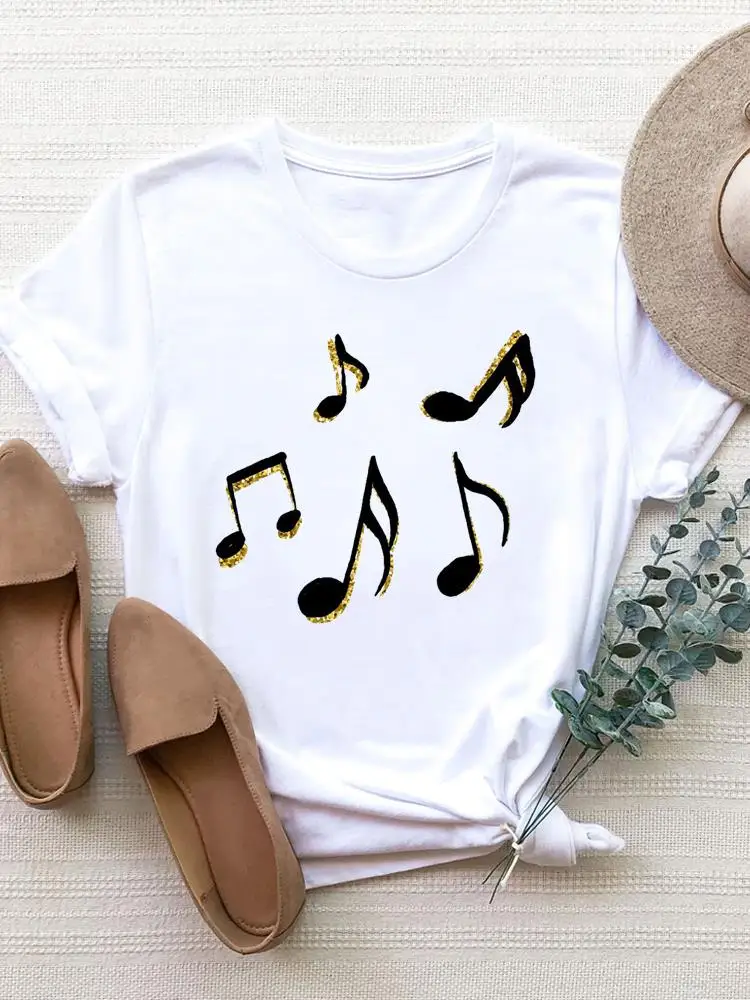 

Женская футболка с коротким рукавом, принтом и графическим принтом