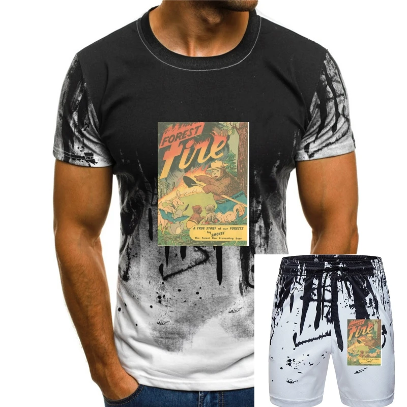 

Мужская футболка Smokey The Bear, оранжевая