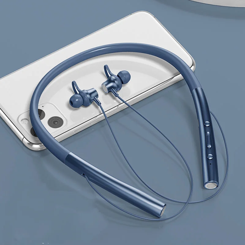 

Earphone Bluetooth5.0 Wireless Headset Magnetic Neckband Earphones IPX5 Waterproof Sport Earbud with Noise Cancelling Mic